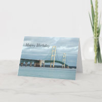 Michigan Mackinac Bridge Foto Geburtstag