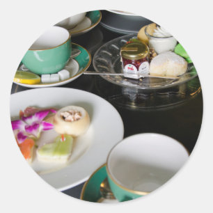 Michigan, Mackinac Island. Grand Hotel Runder Aufkleber