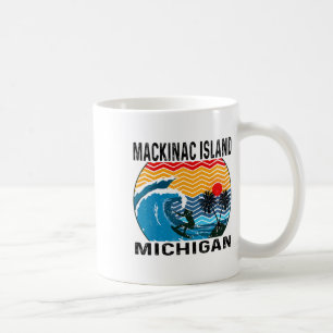 Michigan Mackinac Island Surfbrett Surfen Kaffeetasse