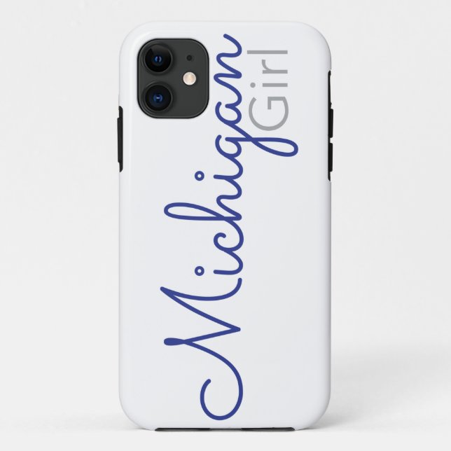 Michigan-Mädchen Case-Mate iPhone Hülle (Rückseite)