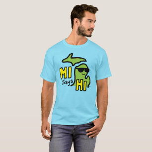Michigan - MI sagt HI™ Full Color Shirt