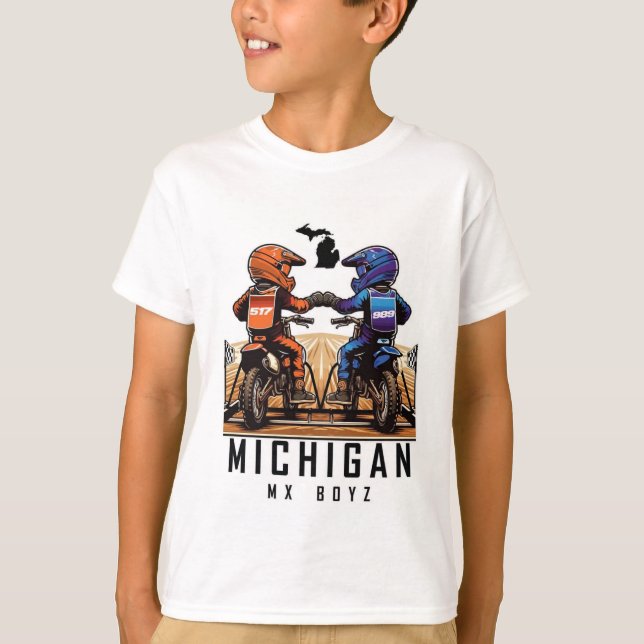 Michigan Mx Boyz Kids T - Shirt (Vorderseite)