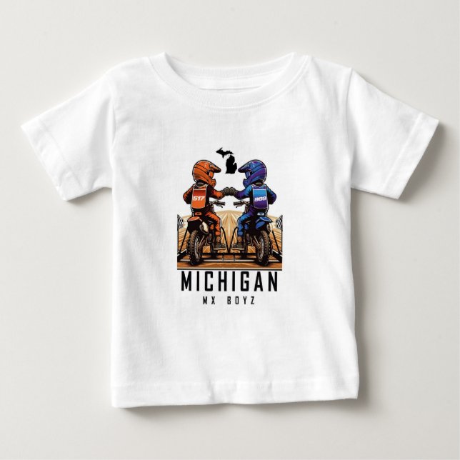 Michigan Mx Boyz Kleinkind T - Shirt (Vorderseite)
