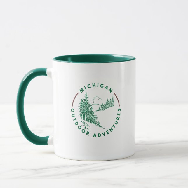 Michigan Outdoor Adventures Tasse (Links)