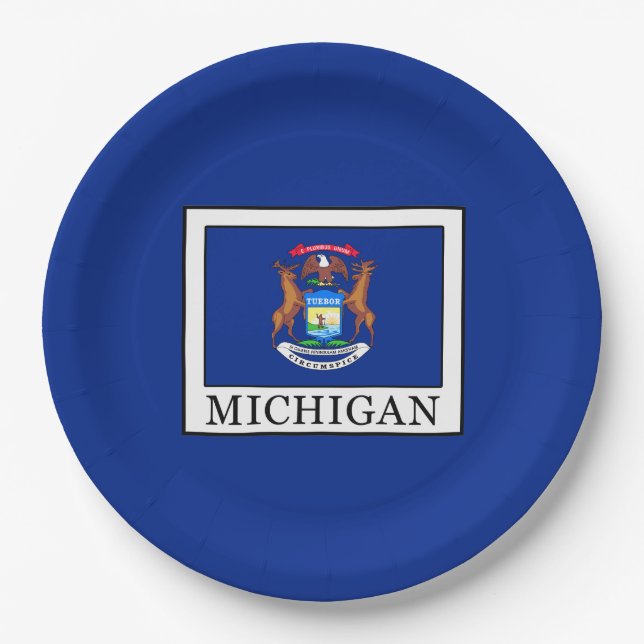 Michigan Pappteller (Vorderseite)