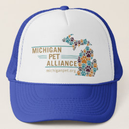 Michigan Paw Prints Ballcap Truckerkappe