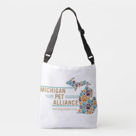 Michigan Paw Prints und One Voice Crossbody Bag Tragetaschen Mit Langen Trägern