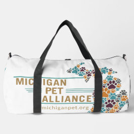 Michigan Paw Prints und One Voice Duffle Bag