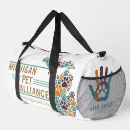 Michigan Paw Prints und One Voice Duffle Bag