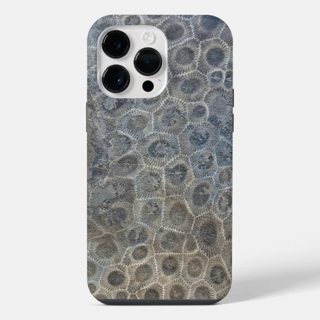 Michigan Petoskey Stein Design  iPhone Hülle (Rückseite)