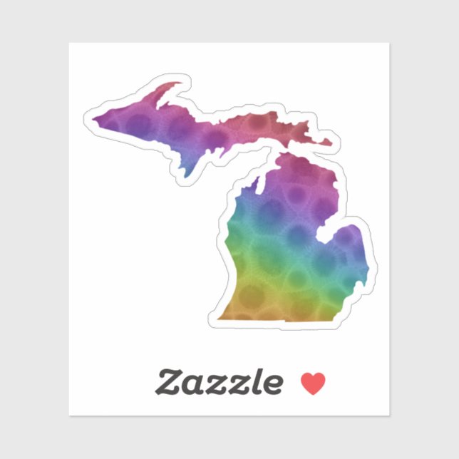 Michigan Petoskey Stein | Great Lake Staat Sticker (Blatt)