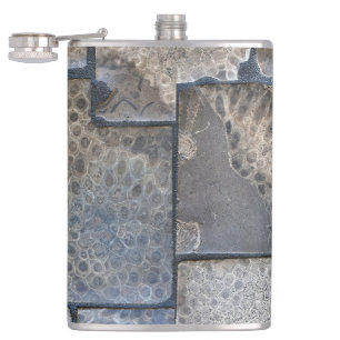 Michigan Petoskey Stone Flachmann