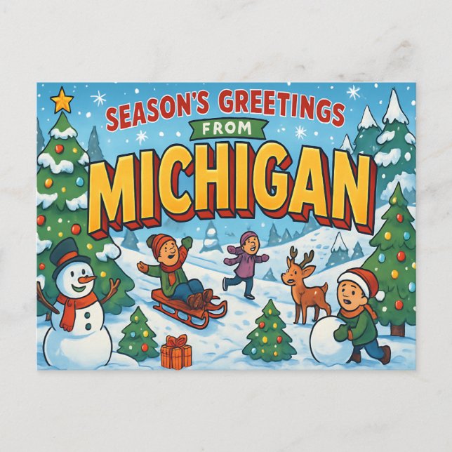 MICHIGAN Postcard Postkarte (Vorderseite)