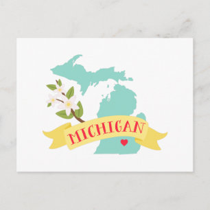 Michigan Postkarte