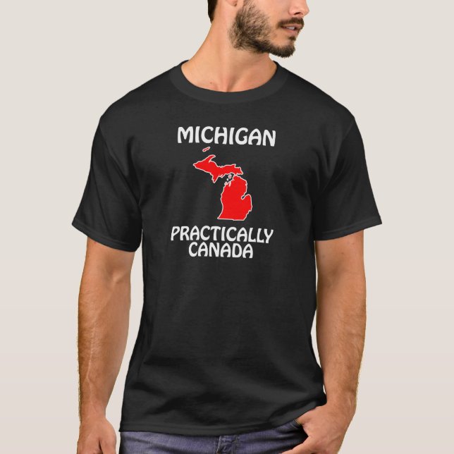 Michigan - praktisch Kanada T-Shirt (Vorderseite)