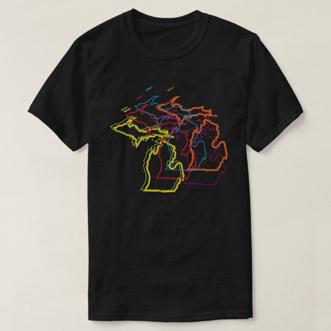 michigan pride blur T-Shirt (Design vorne)