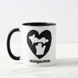 Michigan Pride Herz Tasse