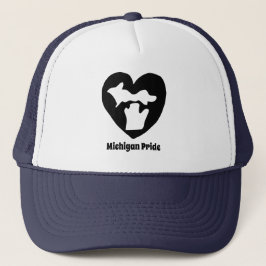 Michigan Pride Herz Truckerkappe
