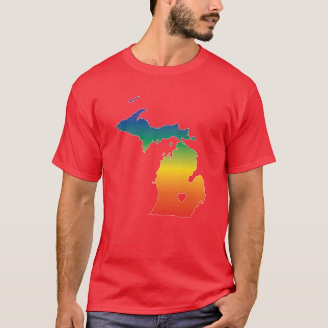Michigan Pride Oversized 2 T-Shirt (Vorderseite)