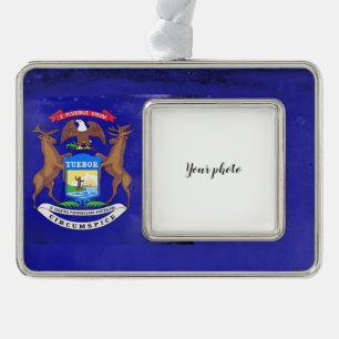 Michigan Rahmen-Ornament Silber