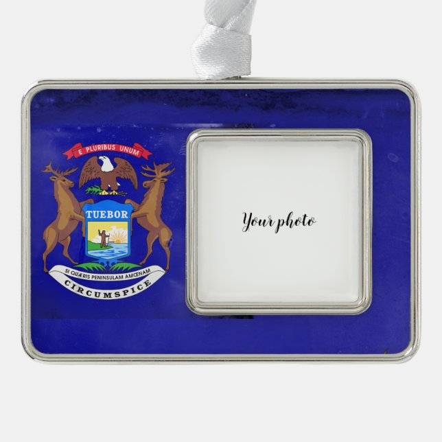 Michigan Rahmen-Ornament Silber (Vorderseite)