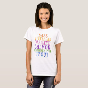 Michigan Regenbogen-Forellen T-Shirt
