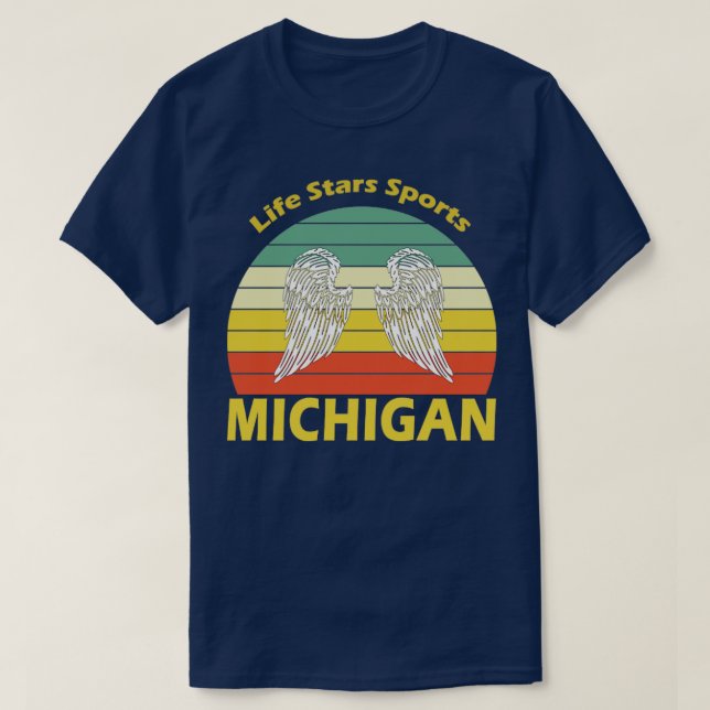 Michigan Retro T-Shirt (Design vorne)
