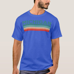Michigan Retro Vintage 70er 80er Design  T-Shirt