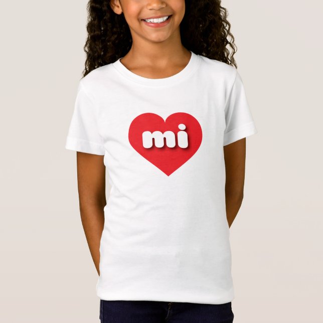 Michigan-Rotherz - I Liebe mi T-Shirt (Vorderseite)
