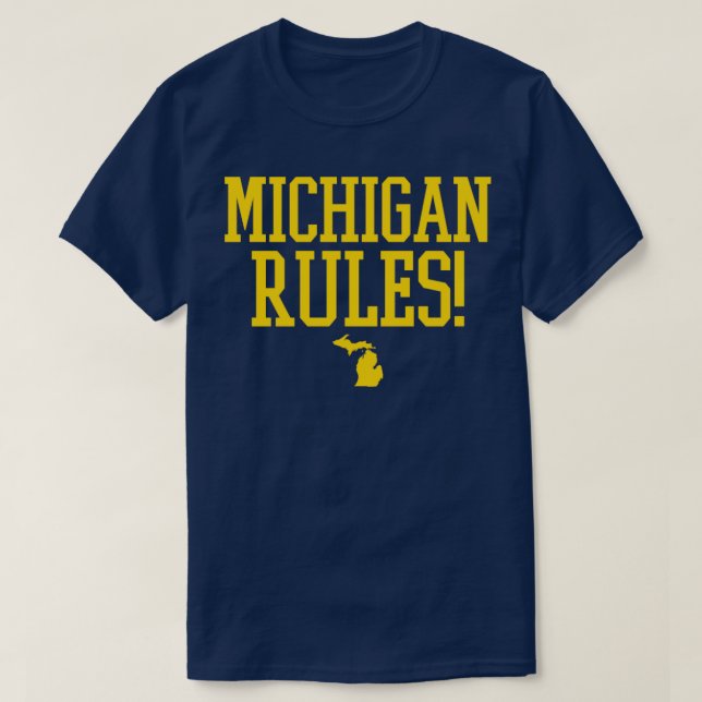 MICHIGAN RULES T-Shirt (Design vorne)