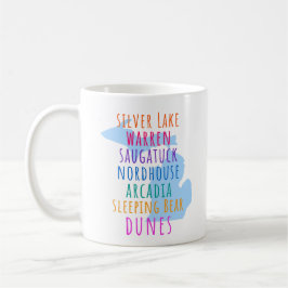 Michigan Sand Dunes Mitten State Coffee Mug Kaffeetasse