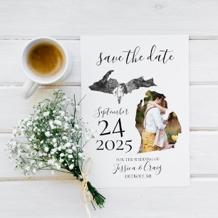 Michigan Save-The-Date-Karte Save The Date