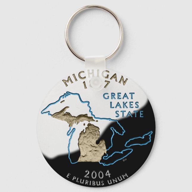 Michigan Schlüsselanhänger (Vorderseite)
