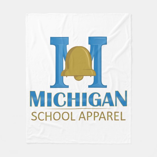 Michigan School Apparel Fleecedecke (Vorderseite)