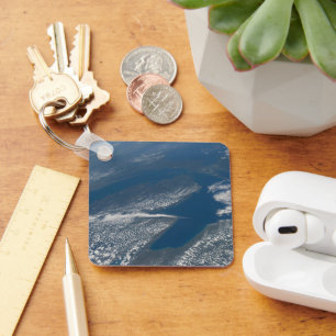 Michigan See, Huron See und Staat von Michigan. Schlüsselanhänger