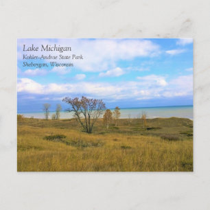 Michigan-See, Sheboygan, Wisconsin Postcard Postkarte