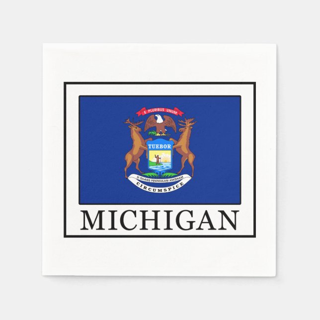 Michigan Serviette (Vorderseite)