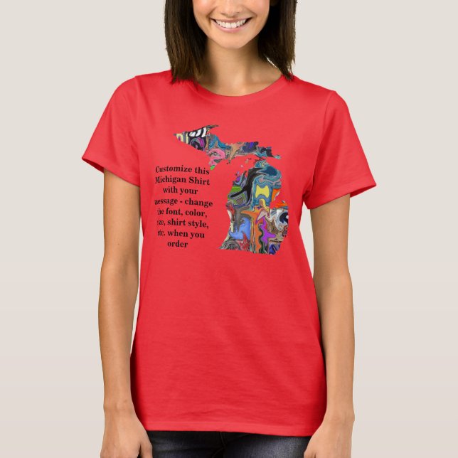 Michigan Shirt - Gewohnt bei Wahlen oder anderen (Vorderseite)