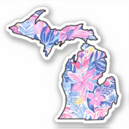 Michigan - Sommeraufkleber - Lilly Inspiriert Aufkleber