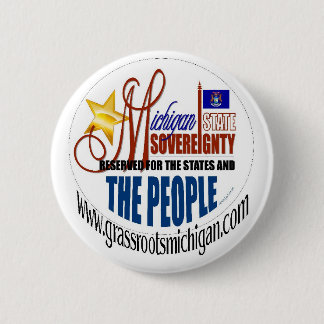 Michigan-Souveränitäts-Knopf Button