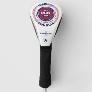 Michigan Staat Circle Custom Golf Head Cover Headcover