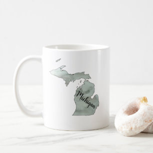 Michigan Staat Illustration Tasse