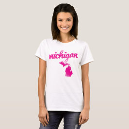 Michigan-Staat im Rosa T-Shirt