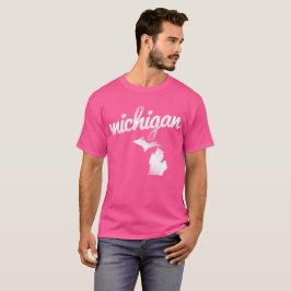 Michigan-Staat im Rosa T-Shirt