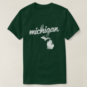 Michigan-Staat im Weiß T-Shirt