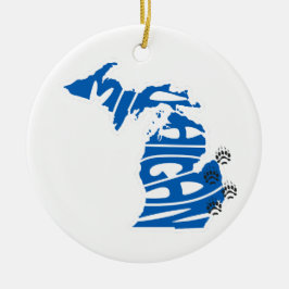 Michigan Staat Keramik Ornament