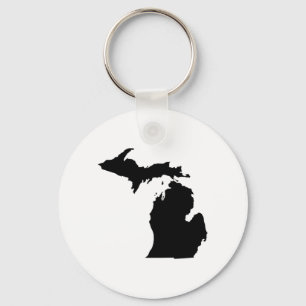 Michigan Staat Kontur Schlüsselanhänger