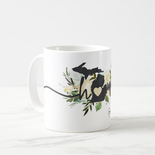 Michigan Staat Personalisiert Ihre Zuhause City Ru Kaffeetasse (Vorderseite Links)