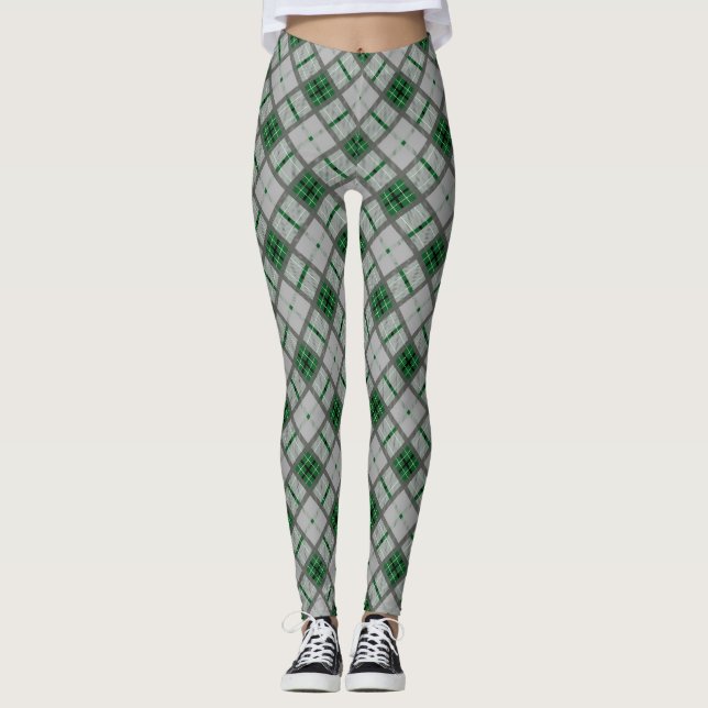 Michigan Staat University - Tartan Leggings (Vorderseite)
