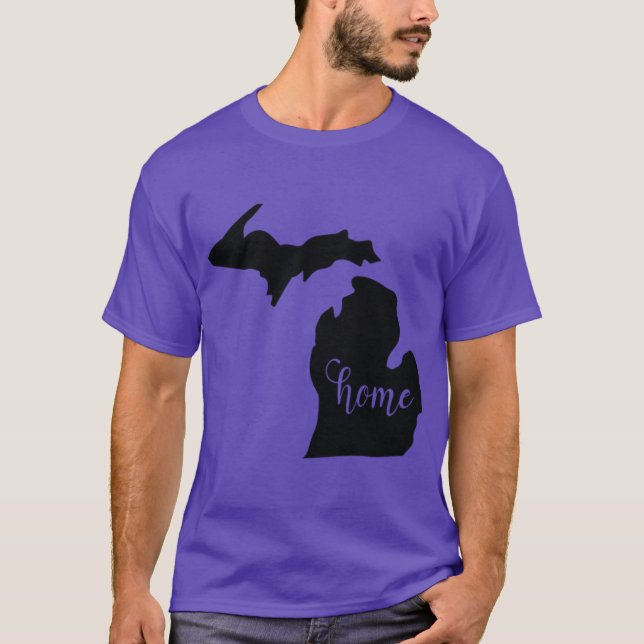 Michigan Staat Zuhause T-Shirt (Vorderseite)